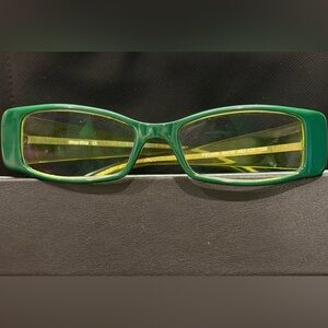 Miu Miu vintage Green Rectangular Glasses